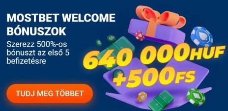 Welcome Bonuszok